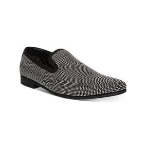 STEVE MADDEN Mens Black Mezmoryz Almond Toe Slip On Slippers Shoes 10.5 M